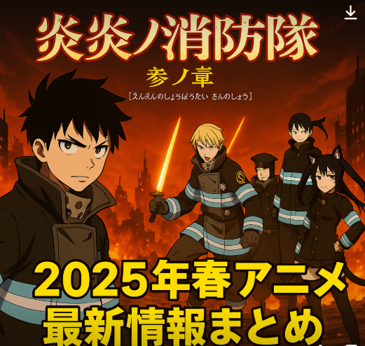 テレビとスマホでアニメ視聴するキャラクターたち