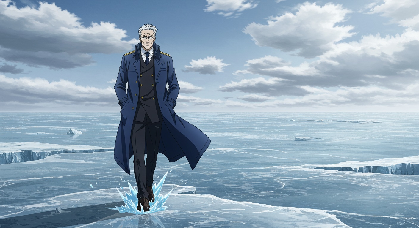 氷の海原を作る青雉のビジュアル