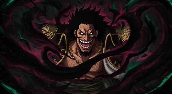 黒ひげが闇を背に不敵に笑う姿