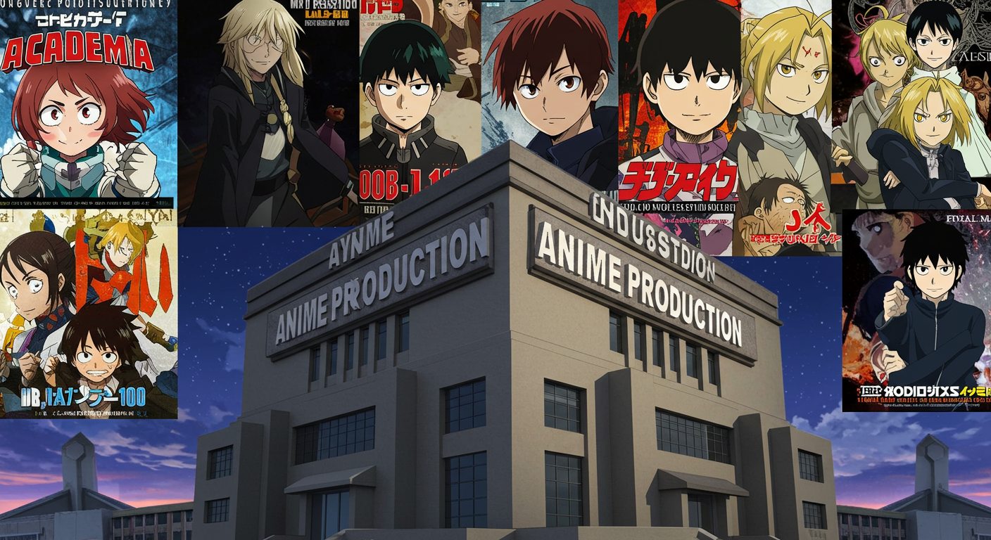 アニメ制作発表風の特報ティザー風イラスト
