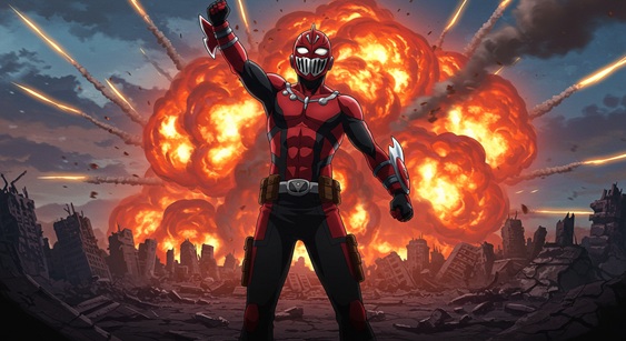 戦隊大失格アニメ公式ビジュアル