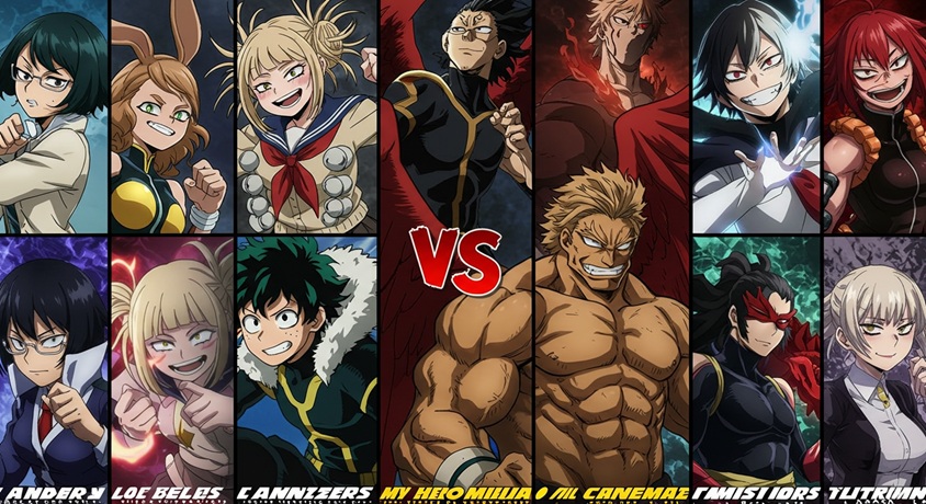 ヒーロー＆ヴィラン集結：最終決戦の対峙イメージ